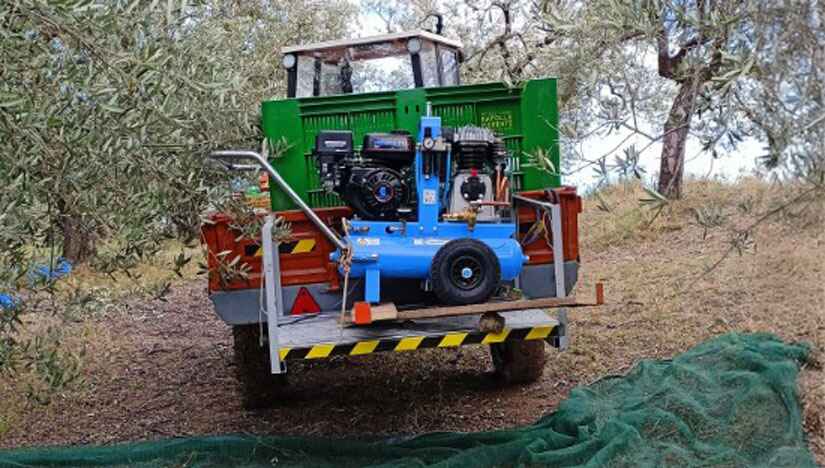 Scopri le offerte di AgriEuro sui migliori motocompressori a scoppio per la raccolta delle olive
