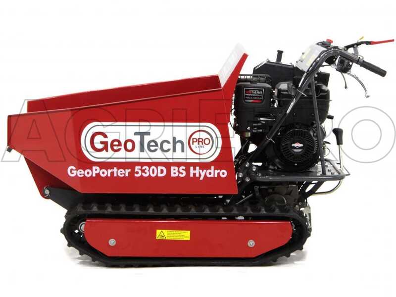 GeoTech Pro GeoPorter 530D BS Hydro - Minitransporter cassone dumper idraulico 500Kg