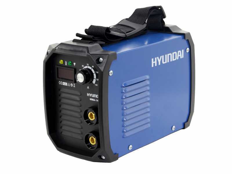 Hyundai MMA-141 - Saldatrice inverter - 140A max - monofase - corrente continua-kit completo