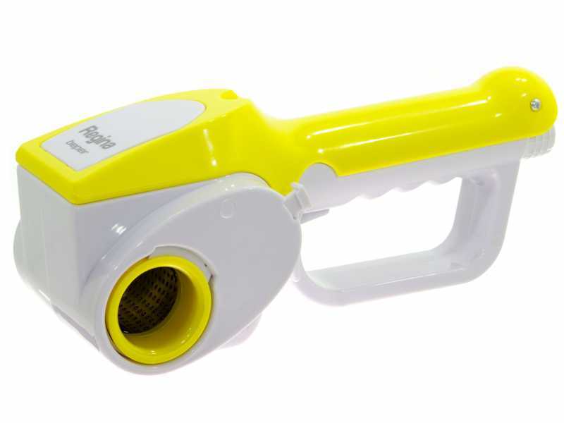 Beper Regina Bianco/Giallo - Grattugia a batteria - Cordless ricaricabile
