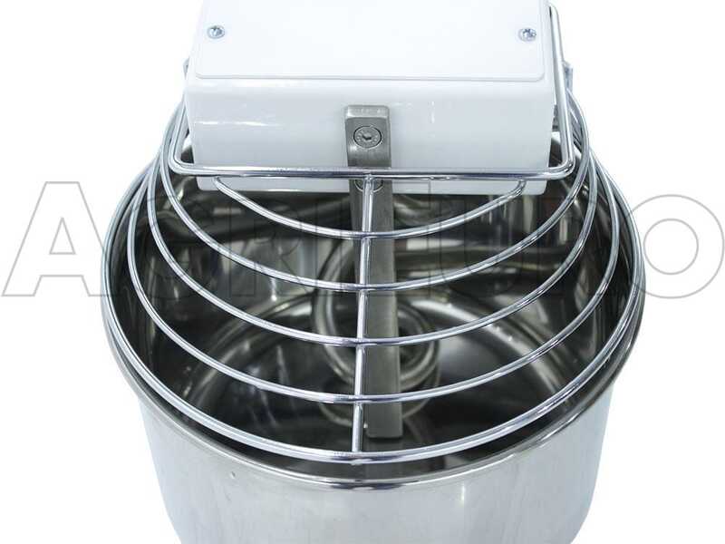 Famag IM 10S/230 1 Velocit&agrave; - Impastatrice a spirale 10 Kg con testa sollevabile