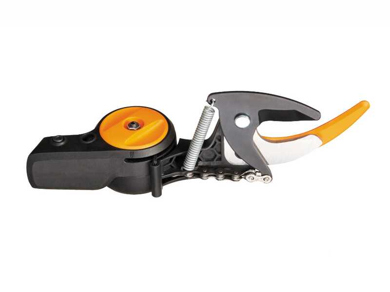 Fiskars UPX86 - Forbicione da potatura telescopico professionale - asta 240/400 cm + segaccio - &Oslash; 32mm