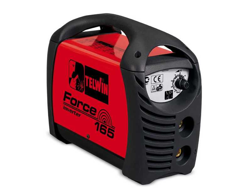 Telwin Force 165 - Saldatrice Inverter (MMA) + Valigetta, corrente continua (DC)
