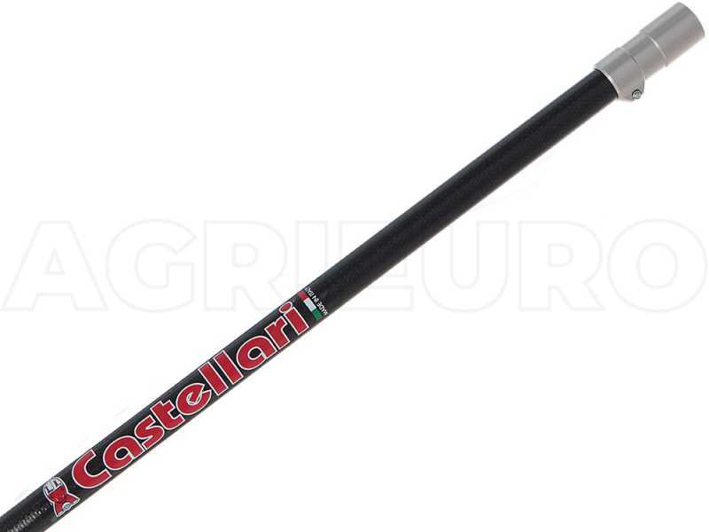 Asta di prolunga pneumatica in carbonio Castellari APF 28 100 PE CARBON - fissa 100 cm