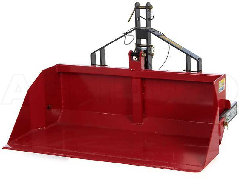 GeoTech 160 cm - Paletta posteriore per trattore - Serie medio-pesante - Portata 700 Kg