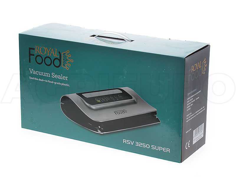 Royal Food RSV 3250 Super - Macchina sottovuoto - Barra saldante da 30cm