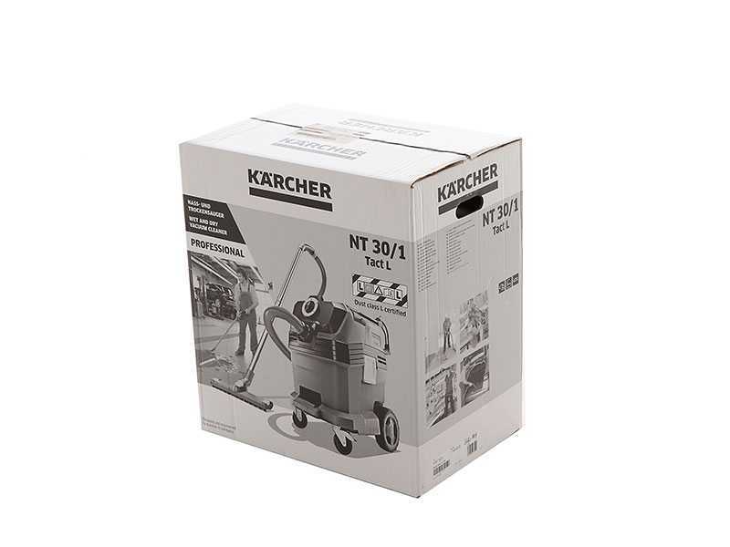 Karcher Pro NT 30/1 Tact Te L - Aspiratore solidi/liquidi - vano raccolta 30 lt, 1200W