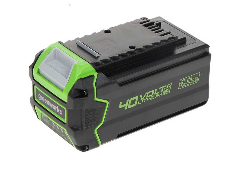 Greenworks G40TL - Motozappa a batteria con ruote - 40V 4Ah