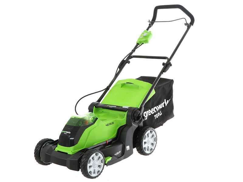 Greenworks G40LM41 - Tagliaerba a batteria - 40V/4Ah - Taglio 41 cm