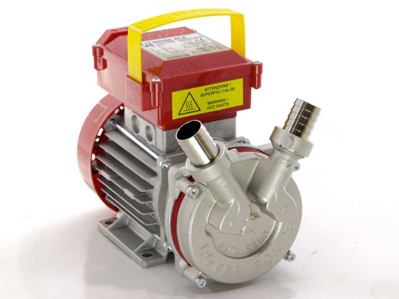 Rover Novax 25-OIL - Pompa elettrica da travaso per olio in lega antiossidante - Monofase - 230V