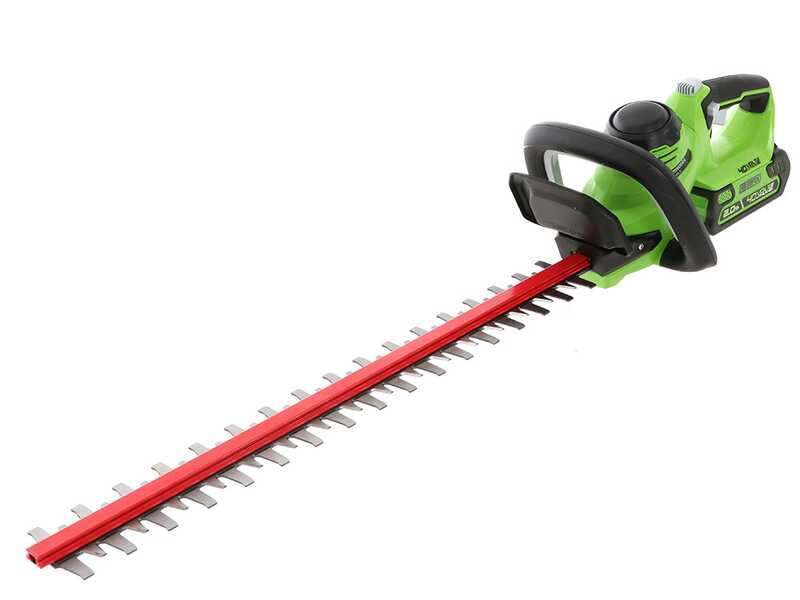 Greenworks G40HT - Tagliasiepi elettrico a batteria - Lama da 61 cm - SENZA BATTERIA e CARICABATTERIA