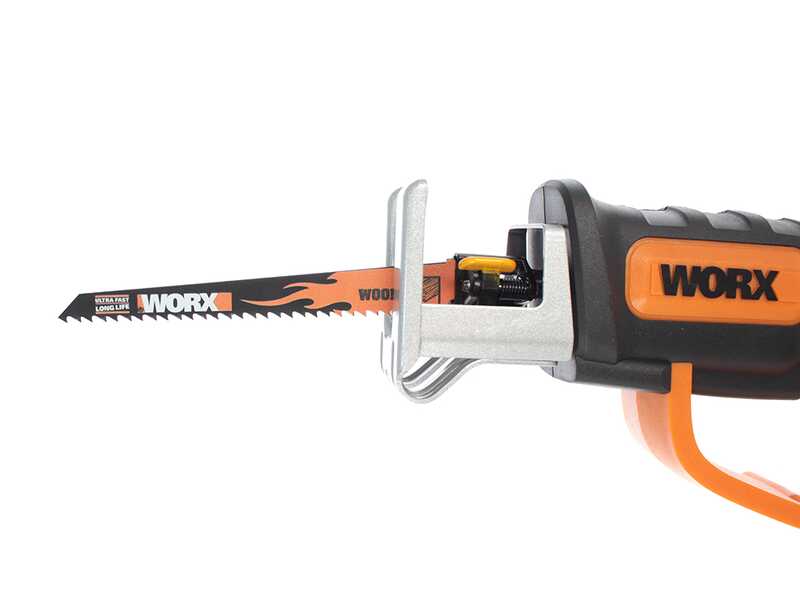 Worx WG894E.9 - Seghetto a batteria - 3 lame incluse - SENZA BATTERIE E CARICABATTERIE