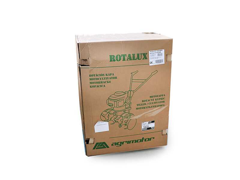 Motozappa Rotalux 52A L60 con fresa 75 cm - Motore Loncin da 196 cc - 1 marcia avanti
