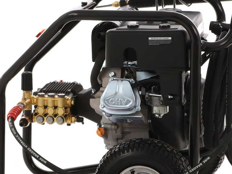 GeoTech Pro PWP 17/275 ZW Idropulitrice a scoppio - 275 bar - Motore Loncin a benzina 420cc