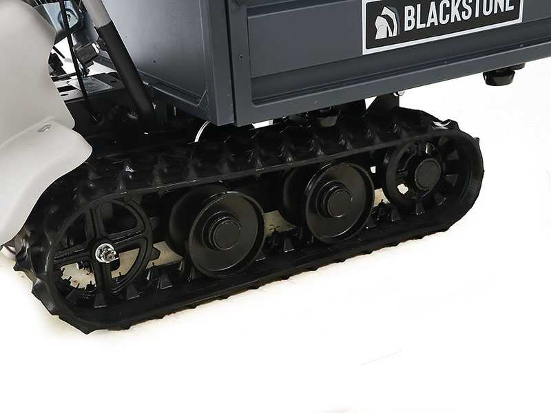 Blackstone TB 3250 F - Motocarriola cingolata sponde apribili - Portata 320Kg