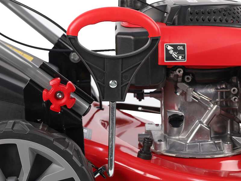 GeoTech Pro S46-140BG - Tosaerba a scoppio semovente - 2in1: raccolta + scarico posteriore