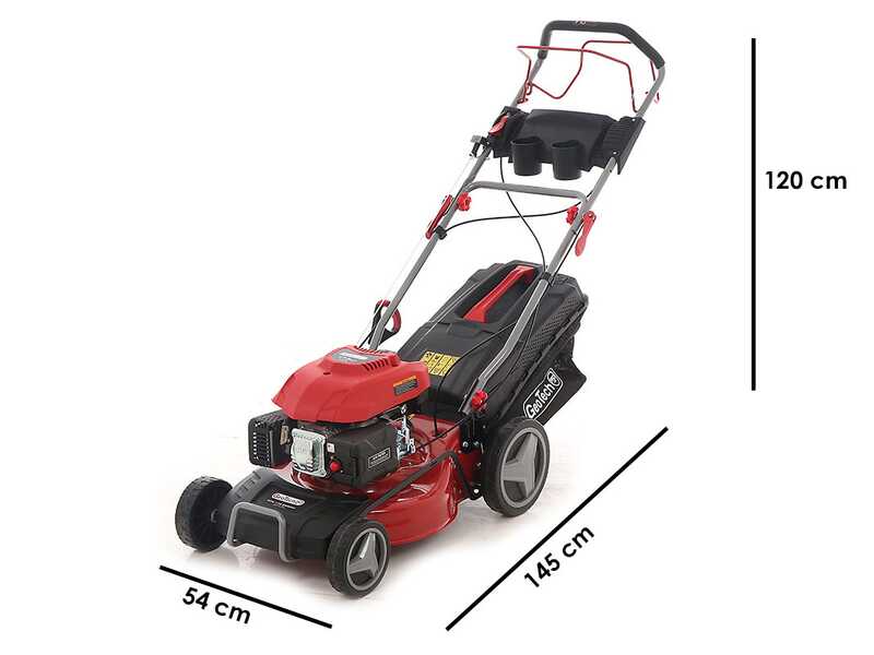 GeoTech Pro S46-175 BMSGW - Tagliaerba a scoppio trazionato - Motore da 173cc