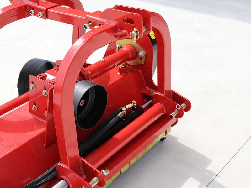 GeoTech Pro RMF140 - Trinciaerba per trattore - Serie medio-pesante - Reversibile - Spostamento idraulico
