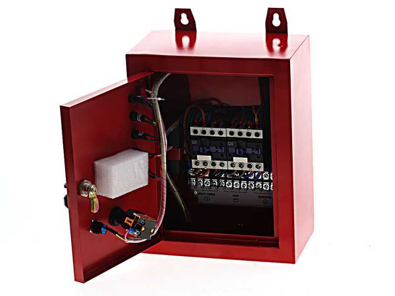 GeoTech Pro GGP 9500-3 ESA - Generatore di corrente carrellato con AVR avv. elettrico 7.8 kW - Continua 7.5 kW + ATS