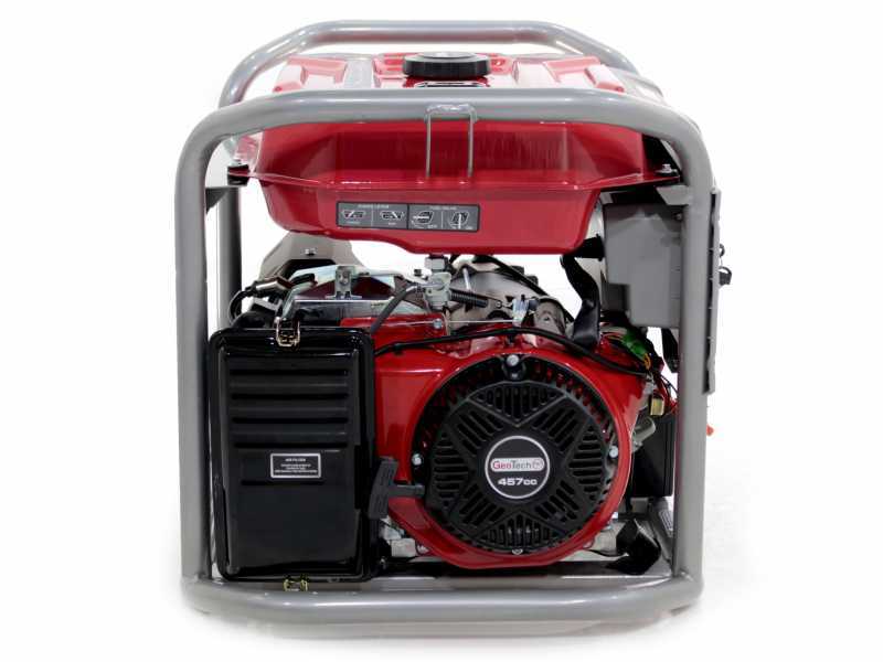 GeoTech Pro GGP 9500-3 ESA - Generatore di corrente carrellato con AVR avv. elettrico 7.8 kW - Continua 7.5 kW + ATS