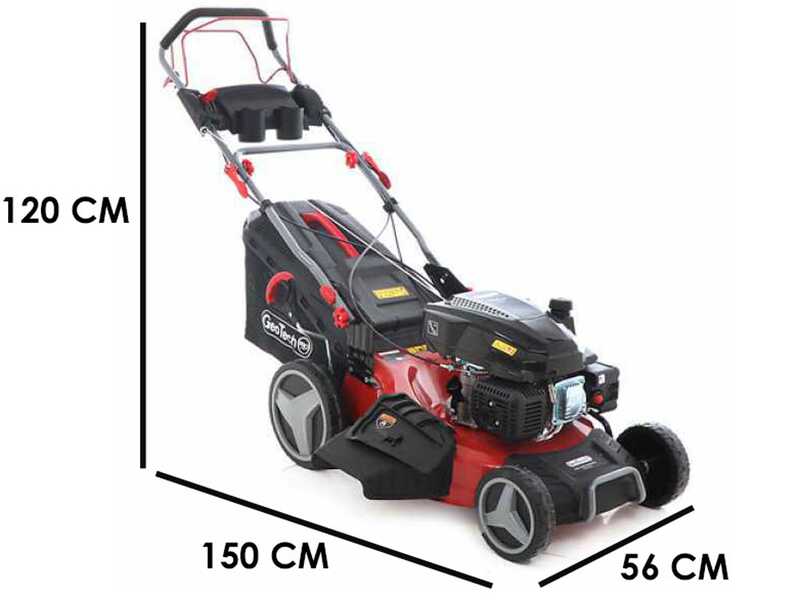 GeoTech Pro S53-225 BMSGW - Tagliaerba a scoppio trazionato - 224cc - Lama da 53cm
