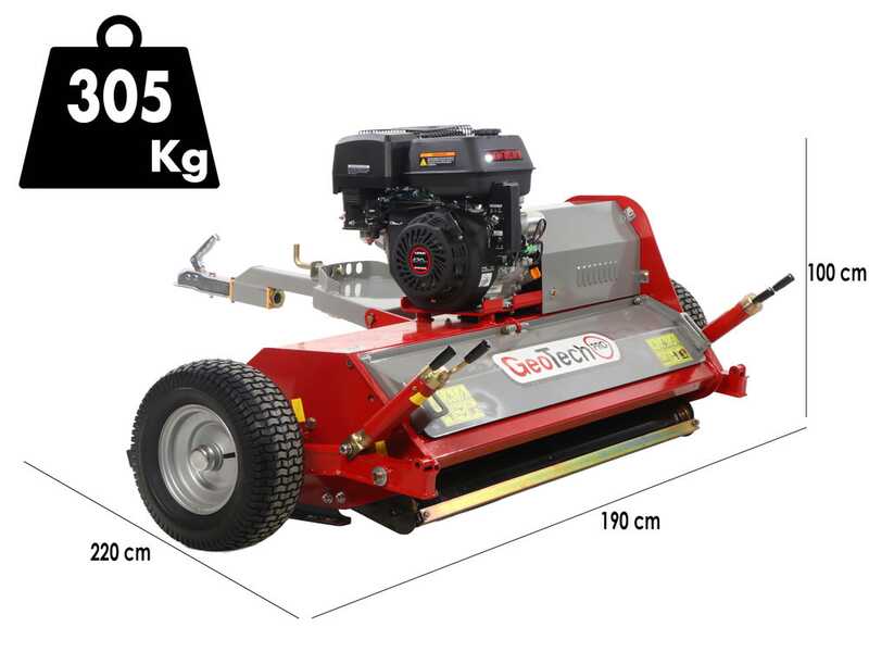 GeoTech Pro GTRB120 - Trinciaerba trainato per quad - Loncin G420FD