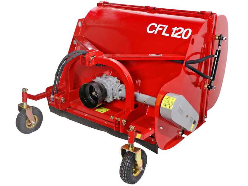 GeoTech Pro CFL160 - Trinciaerba per trattore - Cesto di raccolta - Raccoglitore - Serie media