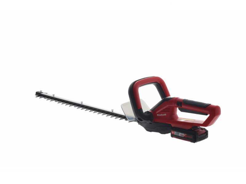 Einhell GE-CH 1855 Li - Tagliasiepi elettrico a batteria 18V/2.5Ah - Lama da 62 cm
