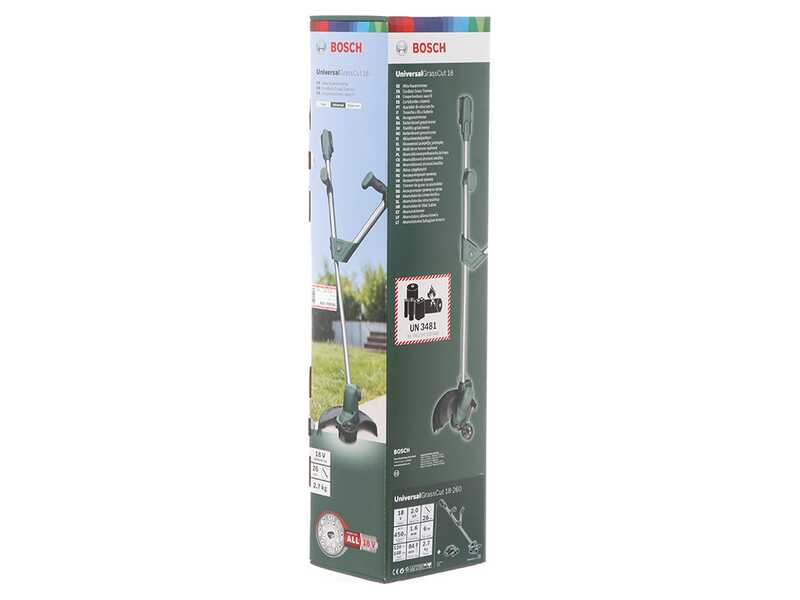 Bosch UniversalGrassCut 18-260 - Tagliabordi a batteria - 18V 2Ah - 06008C1D00
