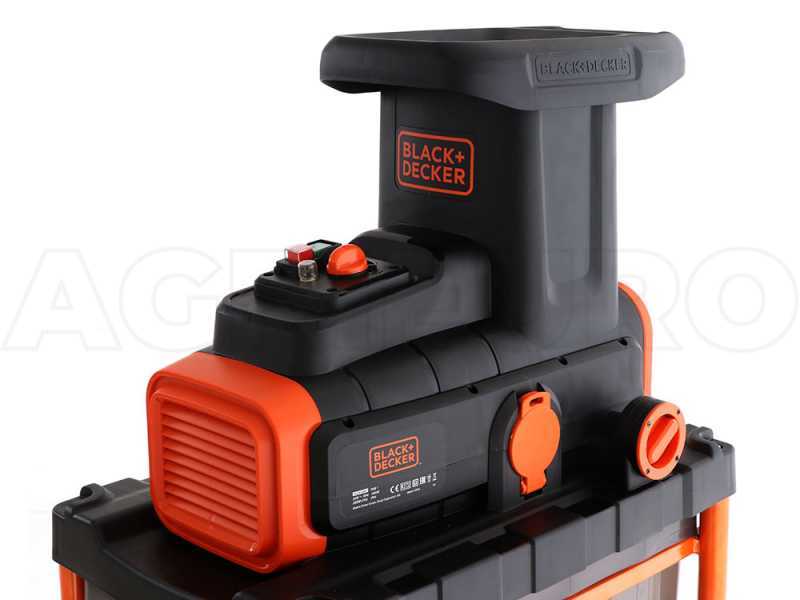 Black &amp; Decker BEGAS5800-QS - Biotrituratore elettrico - 2800W - rullo con cesto di raccolta