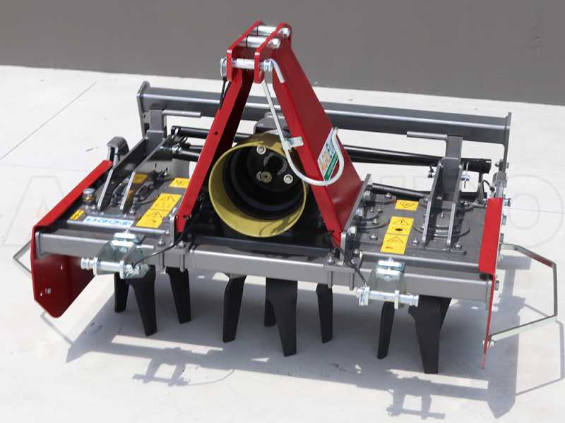 Erpice rotante RF110 - Larghezza di lavoro 110 cm - 10 lame - Serie leggera con rullo a gabbia