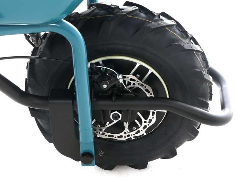 Makita DCU180 - Carriola elettrica a ruote con vasca - SENZA BATTERIA e CARICABATTERIA