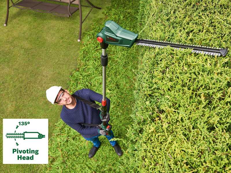 Bosch UniversalHedgePole 18 - Tagliasiepi su asta di prolunga a batteria - SENZA BATTERIE E CARICABATTERIE