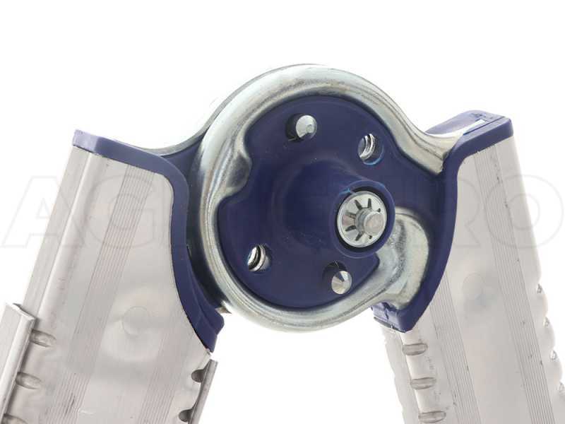 Facal Briko Blu BB/4, 2x10 gradini, 5.12 m - Scala in alluminio telescopica - Altezza stimata operativa 6.05 m