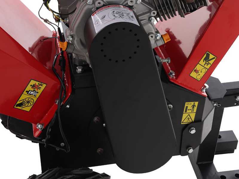 GeoTech Pro PCS 150L - Biotrituratore a scoppio professionale - Motore Loncin 15 HP