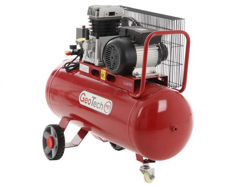 GeoTech Pro BACP100-10-3 - Compressore aria elettrico a cinghia - Motore 3 HP - 100 lt - 10 bar