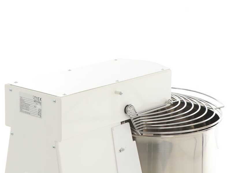 Seven Italy GH 50 - Impastatrice a spirale - 400V - Con ruote e timer