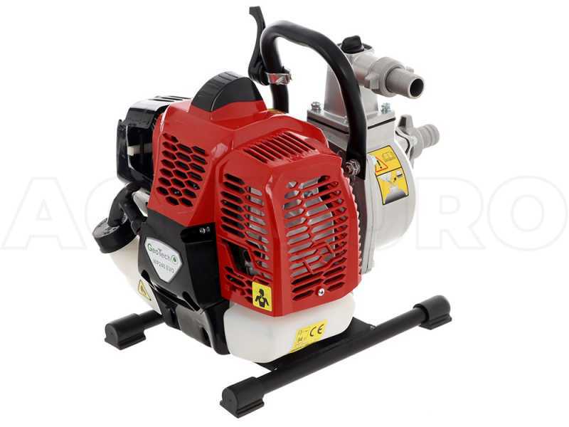GeoTech WP240 EVO - Motopompa a scoppio - Raccordi da 25 mm