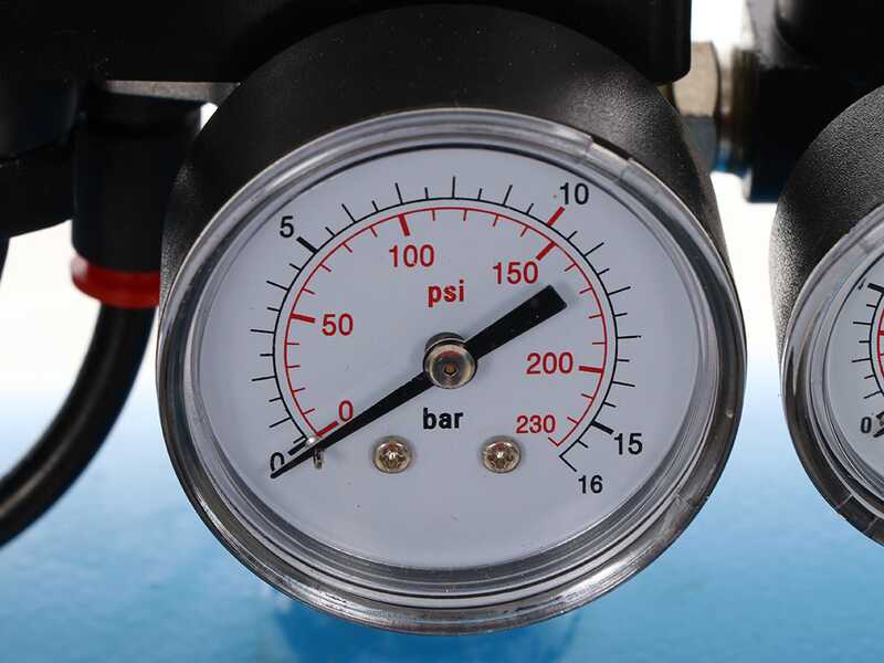 ABAC MONTECARLO OS15P - Compressore aria elettrico monofase silenziato, oil-less - Motore 1.5 HP - 50 lt