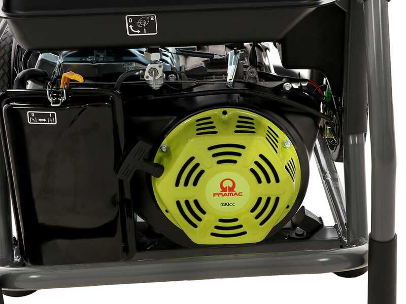 Pramac WX6200 - Generatore di corrente carrellato con AVR 5.8 kW - Continua 5.4 kW Monofase