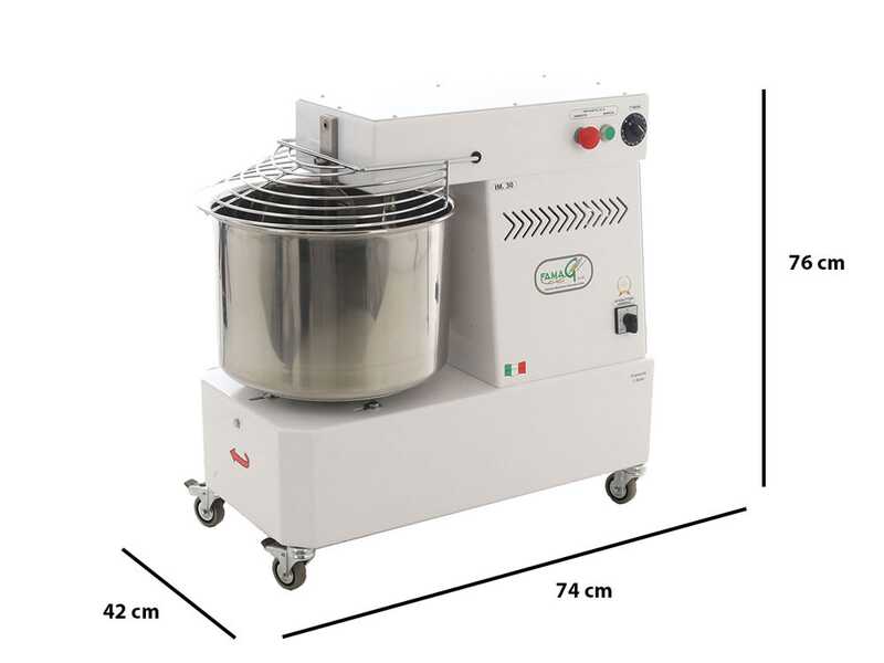 Famag IM 30/400 1 Velocit&agrave; - Impastatrice a spirale 25 Kg trifase