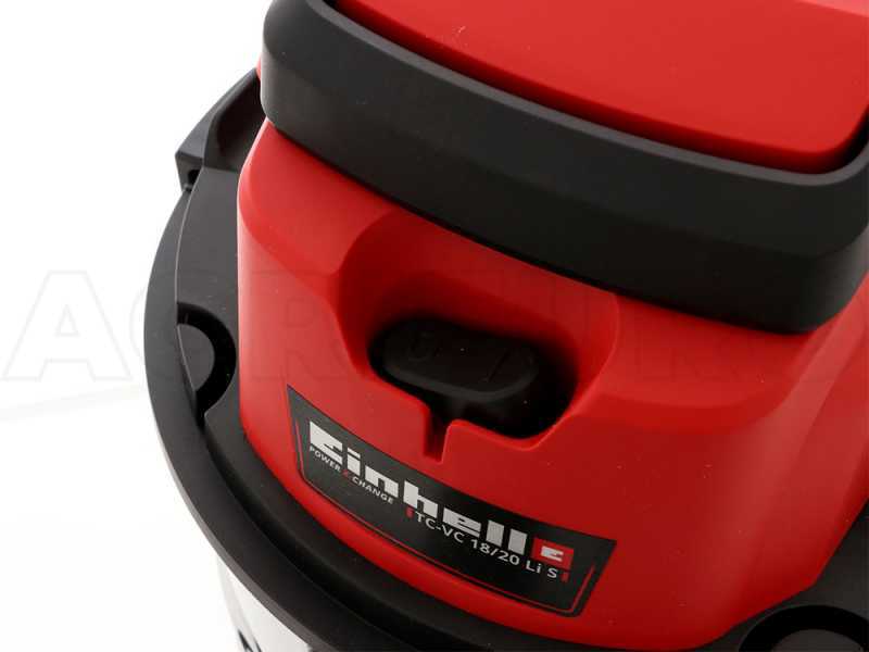 Einhell TC-VC 18/20 Li - Aspirasolidi e liquidi a batteria - SENZA BATTERIE E CARICABATTERIE