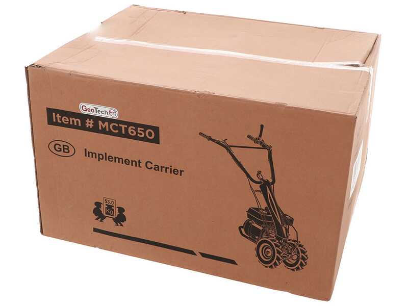 GeoTech Pro MCT650 - Motocoltivatore benzina - Loncin G200F - 6.5HP