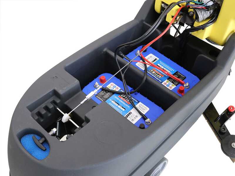 Lavor L5 50BT - Lavapavimenti a batteria senza fili - 3 in 1: lava asciuga e aspira
