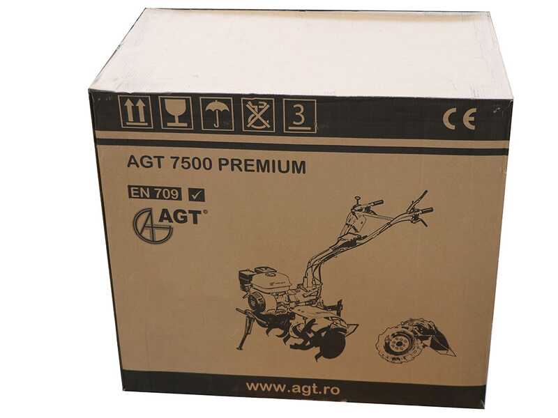 AGT 7500 - Motozappa a benzina 6.5 HP - Honda GP200 196cc - cambio marce 2+1 retromarcia