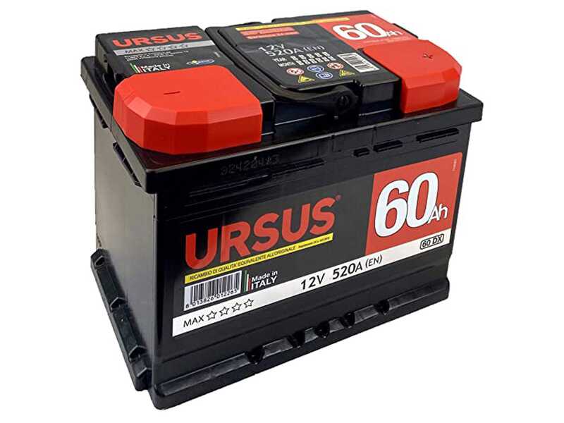 Set completo: carrello Volpi + batteria 60 ah + caricabatteria Telwin Touring 18