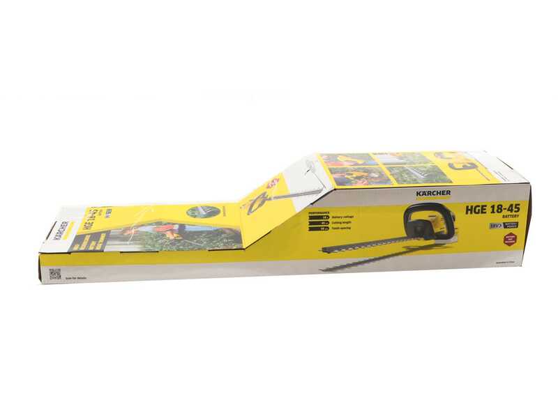 Karcher HGE 18-50 - Tagliasiepi a batteria 18V/2.5Ah - Lama da 50 cm