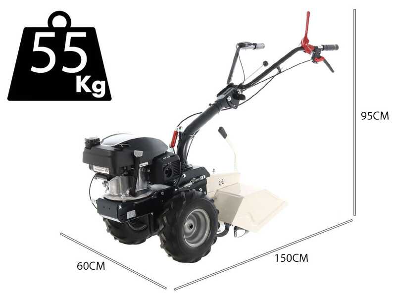 Eurosystems P55 - Motocoltivatore benzina - Honda GCVX 170 - 5.5HP