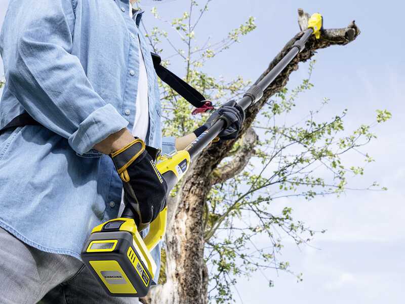 Karcher PSW 18-20 - Potatore a batteria con asta telescopica - 18V 2.5Ah