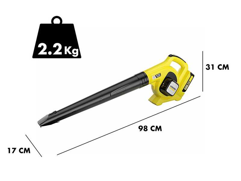 Karcher LBL 2 - Soffiatore a batteria al litio 18V 2.5Ah
